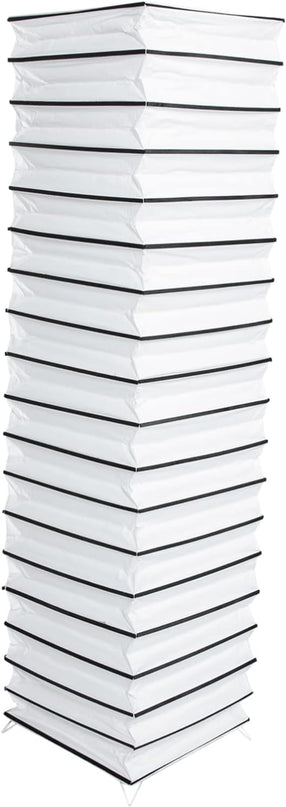 Uonlytech Rice Paper Paper Floor Lamp Shades Nordic Style Table Lampshades Chandelier Light Cover Protector for Home Hotel Bedside Desk Floor Lamp, Black Floor Lamps - LeafyLoom