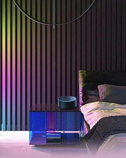 Corner Floor Lamp, Smart LED Corner Lamp Works with Alexa, RGB Ambience Light with Music Sync, Modern Floor Lamp with 16 Million DIY Colors, LED Floor Lamp for Living Room Bedroom Gaming Room, 2Packs - LeafyLoom