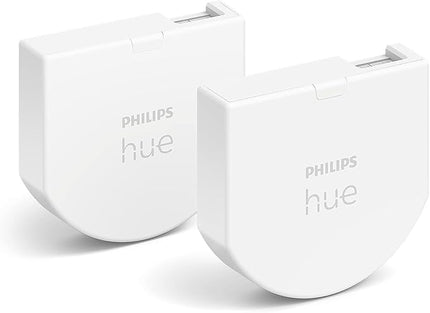 Philips Hue Wall Switch Module, White - 2 Pack - Indoor - Keeps Hue Smart Lights Reachable When Switch is Off - Requires Hue Lights and Hue Bridge PhilipsHue