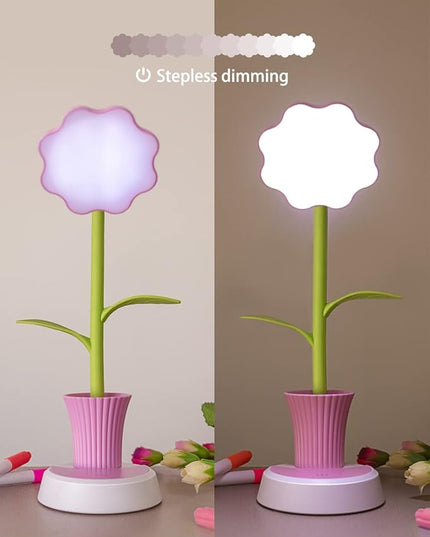 OCOOPA Kids Desk Lamp for Girls, Pink (Pink) - LeafyLoom