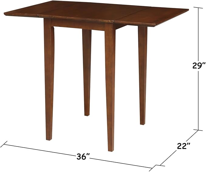 International Concepts Drop Leaf Dropleaf Table - LeafyLoom