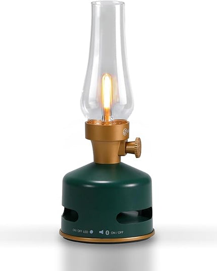 MoriMori design lamp with loudspeaker (basil moos) - LeafyLoom