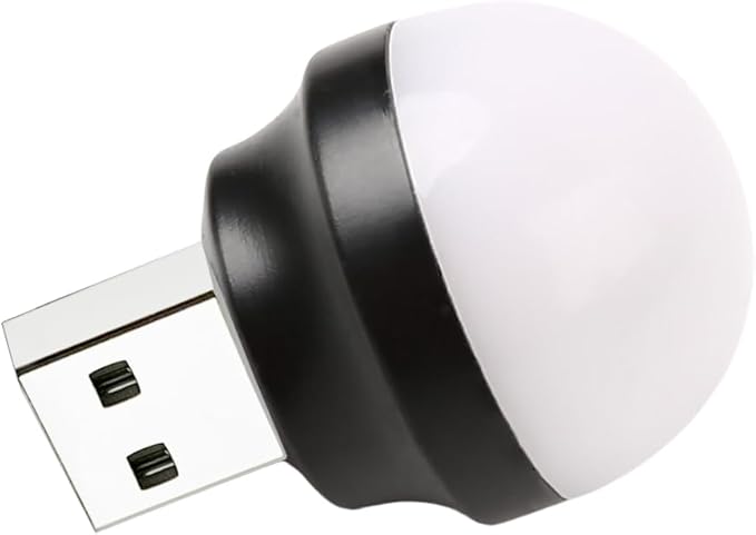 Mini USB Night Lights, LED Plug in Night Light, Flexible LED Ambient Light, Mushroom-Shaped, Bathroom, Hallway, Nursery, Kitchen, Car USB Light (8 Pack,Warm White) - LeafyLoom