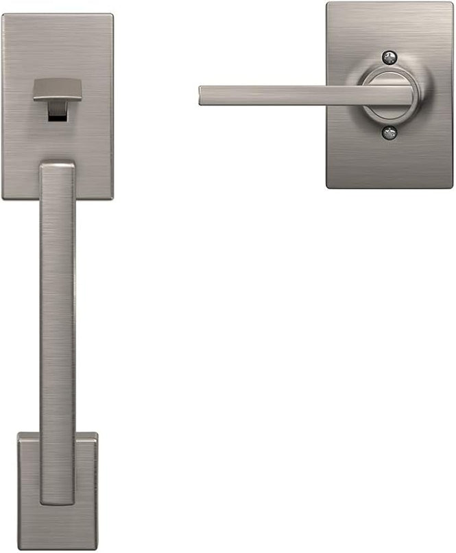 Schlage Encode Wi-Fi Smart Lock with Century Handleset Entry Set for Front Door, Satin Nickel SchlageLockCompany