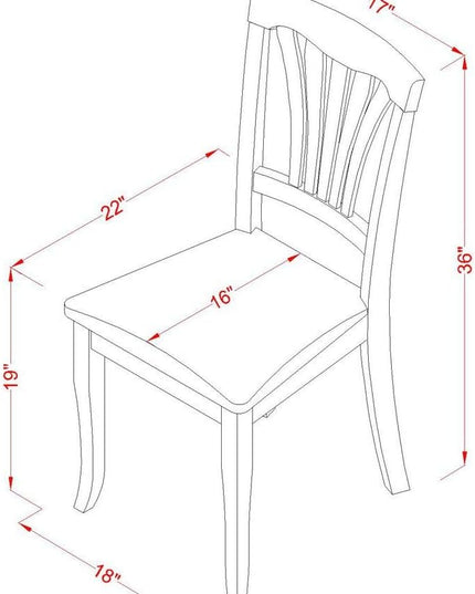 East West Furniture DLAV5-SBR-C 5 Piece Dinette Set for 4 Includes a Round Dining Table with Dropleaf and 4 Linen Fabric Dining Room Chairs, 42x42 Inch, Saddle Brown - LeafyLoom