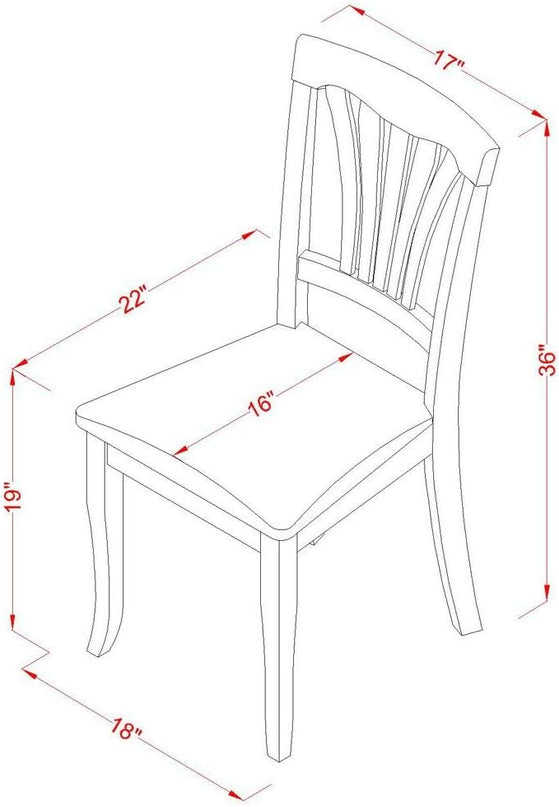 East West Furniture DLAV5-SBR-C 5 Piece Dinette Set for 4 Includes a Round Dining Table with Dropleaf and 4 Linen Fabric Dining Room Chairs, 42x42 Inch, Saddle Brown - LeafyLoom