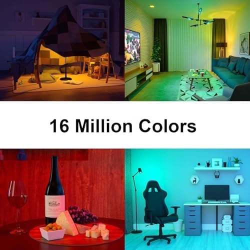Wyze Bulb Color, 1100 Lumen WiFi RGB and Tunable White A19 Smart Bulb, Works with Alexa and Google Assistant, Two-Pack WYZE