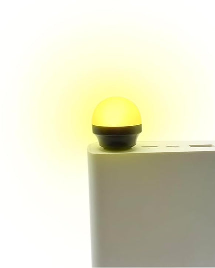 Mini USB Night Lights，Plug in LED Bulb，Flexible Ambient Light ，Emergency Lighting，Compact，Ideal for Bedroom，Bathroom，Nursery，Hallway，Outdoor Camping，Reading（Combination）(8 Pack,Warm White) - LeafyLoom