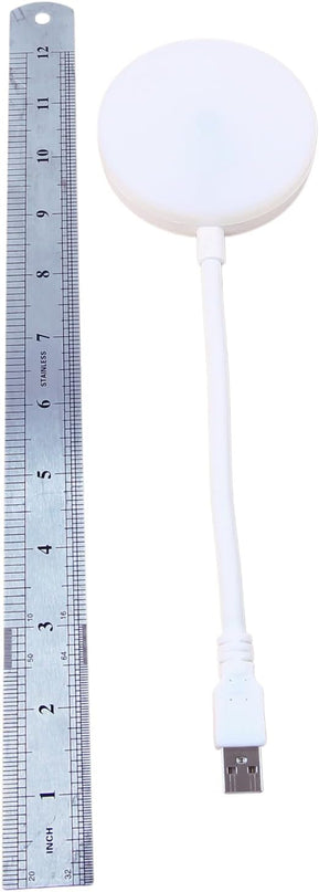 USB Night Light with 3 Color Mode, Arbitrary Brightness Control Small lamp, Portable 360° Flexible Gooseneck for Reading, Makeup, Fill Light, Travel, Outdoor, Power Failure Emergency. - LeafyLoom