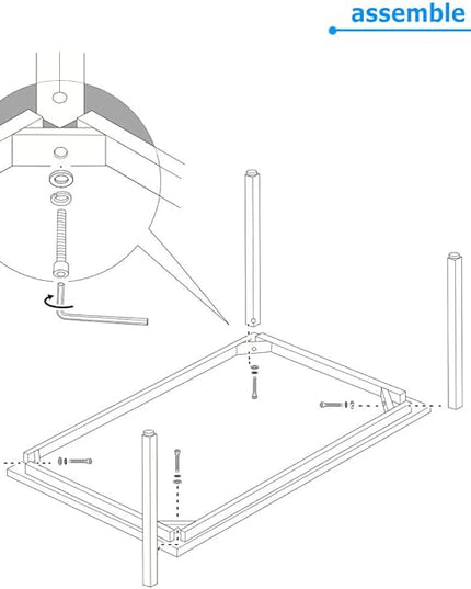 Writing Computer Desk Modern Simple Study Desk Industrial Style Laptop Table for Home Office Brown Notebook Desk (24x63 Inches) - LeafyLoom