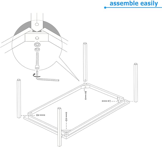 Writing Computer Desk Modern Simple Study Desk Industrial Style Laptop Table for Home Office Brown Notebook Desk (24x63 Inches) - LeafyLoom