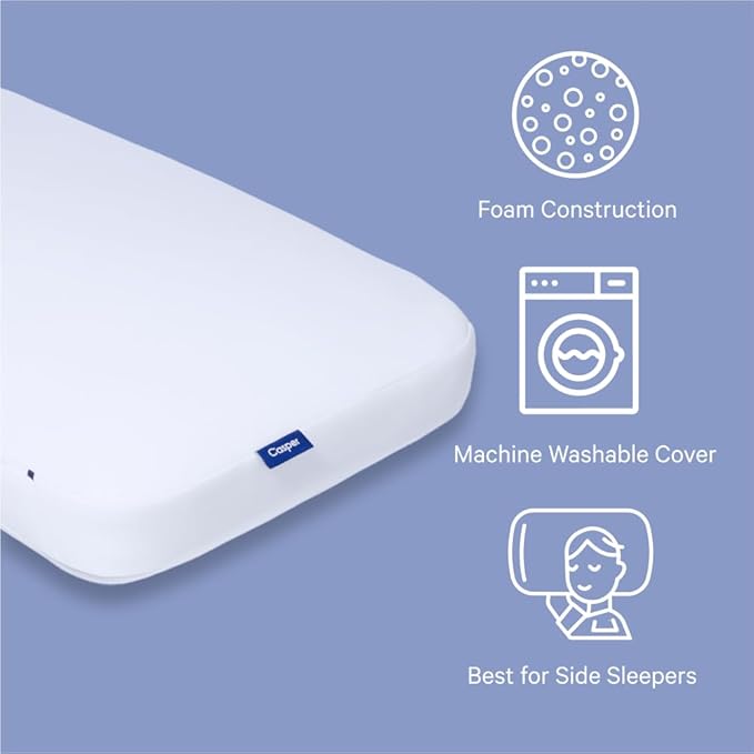 Casper Sleep Foam Pillow, Standard, White - LeafyLoom
