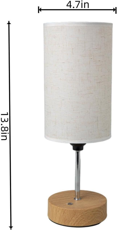 Cordless Lamps Table Lamp Small Light Bedroom Office Desk Battery Operated Rechargeable Dimmable Touch 5000mah Led Portable Outdoor Memory Night Patio Dining Wireless Restaurants Home (Linen) - LeafyLoom