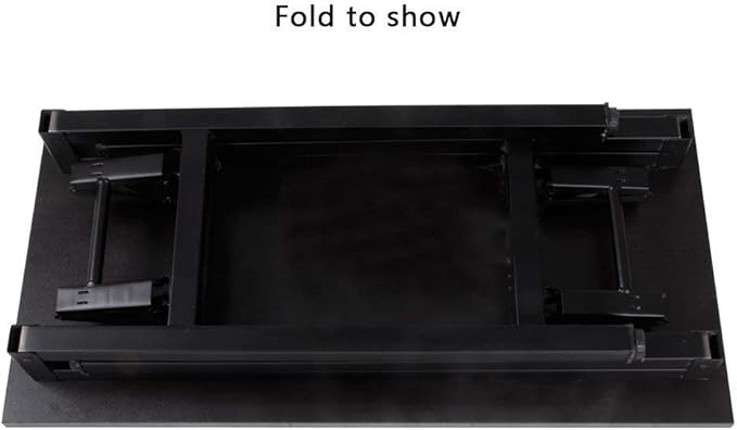 SogesGame Samll Folding Computer Desk, 31.5 inches Folding Table for Small Space, Foldable Computer Desk Simple to Assembly - LeafyLoom