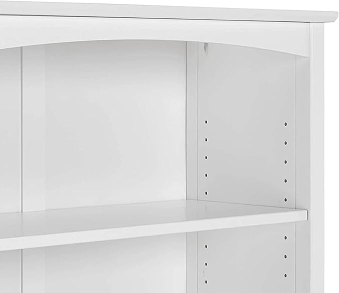Camaflexi Shaker Style Bookcase, 72", White - LeafyLoom