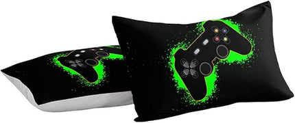 Gaming Comforter for Boys Teen,Game Contoller Bedding Set for Boys Kids,Down Alternative Comforter for All Season,Gamer Home Decor for Boys Comforter Set (Comforter-game38, Twin) - LeafyLoom