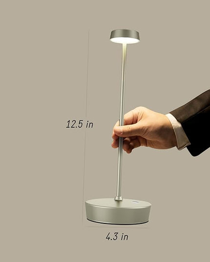 Rechargeable Table Lamp Cordless Battery Operated LED Light 5000mAh 3-level Brightness Portable Desk Lamps Touch Control Indoor Outdoor Use for Patio Home Restaurant - LeafyLoom