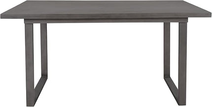 Farmhouse 6-Piece Dining Room Sets, includes 1 Table, 4 Upholstered Side Chairs and 1 Bench, Gray, 60" L x 35.8" W x 30.3" H - LeafyLoom