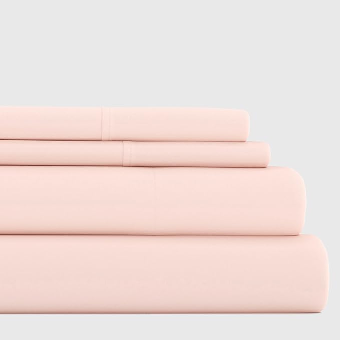 Linen Market Bed Sheets for Full Size Bed (Blush) - Sleep Better Than Ever with These Soft and Cooling Full Sheets - Deep Pocket Fits 16" Thick Beds - 4 Piece Full Sheet Set - LeafyLoom