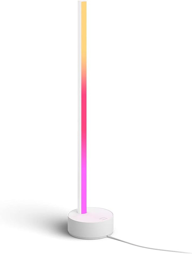 Philips Hue Gradient Signe Table Lamp, Compatible with Alexa & Smart Dimmer Switch with Remote, White - 1 Pack PhilipsHue