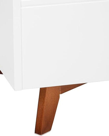 UTEX Kids Toy Box, Wooden Toy Chest, Kids Storage Organizer Bench with Front Book Storage Area for Boys and Girls, Children's Furniture, White - LeafyLoom
