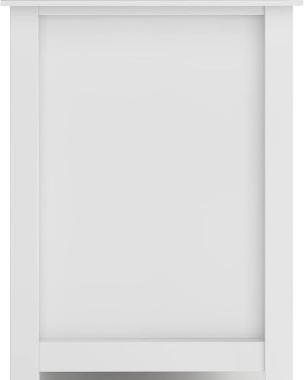 SIMPLIHOME Artisan SOLID WOOD 72 Inch Wide Contemporary TV Media Stand in White for TVs up to 80 Inches, For the Living Room and Entertainment Center - LeafyLoom