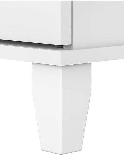 Bush WC81980 Somerset 2-Drawer Lateral File Cabinet, Letter/Legal, White, 30-Inch - LeafyLoom