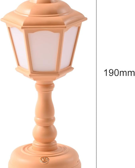 Mini Desk lamp Vintage, LED Desk Lamp Dimmable Table Lamp Reading Lamp with USB Charging Port, Sensitive Control, Eye-Caring Office Lamp,Very Beautiful Decorative Desk lamp (Yellow) - LeafyLoom
