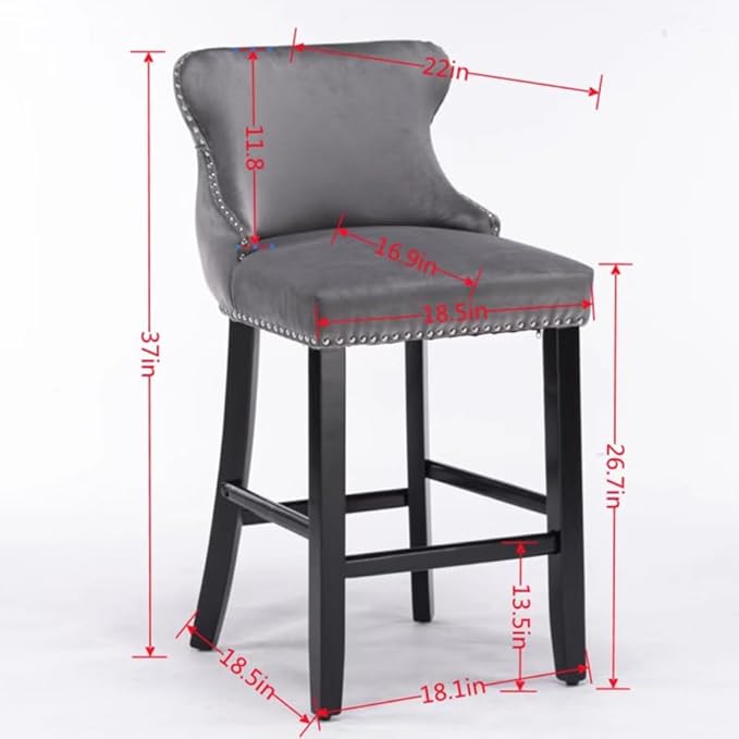 NicBex Haerin-SD-00379-LWJ Dining Chairs, 22"x19"x37", Beige - LeafyLoom