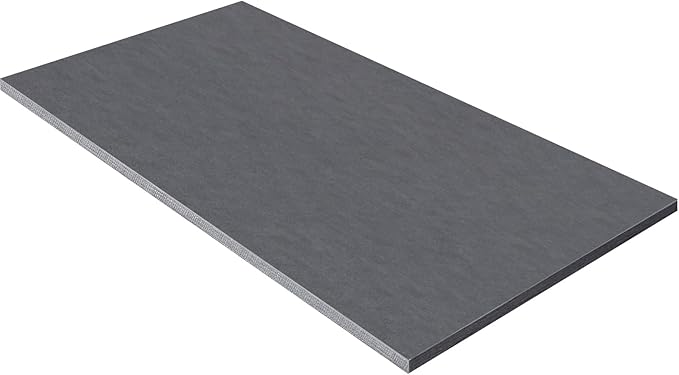 Kaboon Universal Tabletop 47.25"x30", Solid One-Piece Melamine Table Top, Double Desk L-Desk DIY, Home and Office, Greylish Blue - LeafyLoom