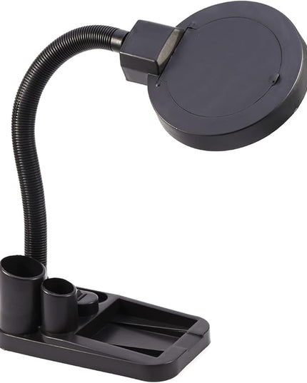 Haofy LED Desk Lamp, LED Magnifying Office Lamp 5X 10X Magnifier with Light Table and Desk Lamp Floor St and Adjustable Magnifier Glass Lamp for Reading and Repairing - LeafyLoom