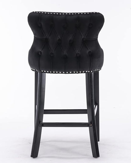 NicBex Haerin-SD-00378-LWJ Dining Chairs, 22"x19"x37", Black - LeafyLoom