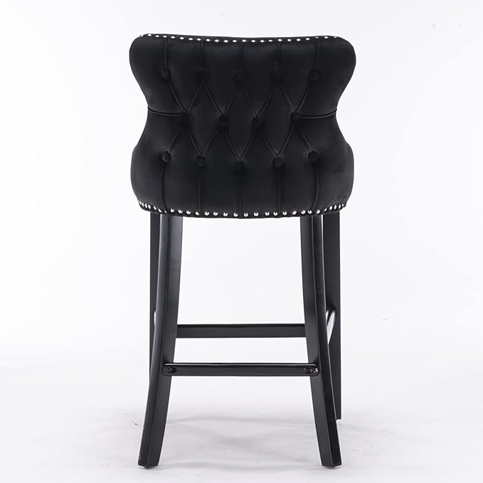 NicBex Haerin-SD-00378-LWJ Dining Chairs, 22"x19"x37", Black - LeafyLoom