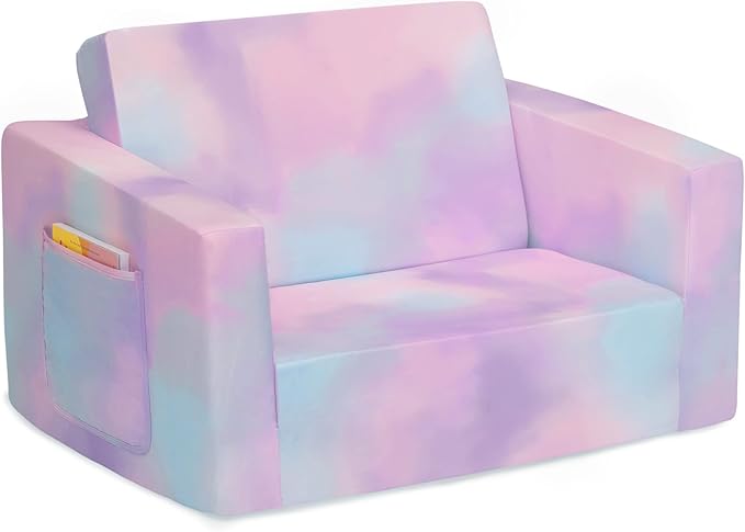 Cozee Flip-Out Chair - 2-in-1 Convertible Chair to Lounger for Kids - LeafyLoom