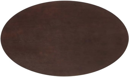 Modway Lippa Dining Table, 60", Black Cherry Walnut - LeafyLoom
