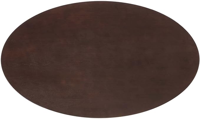 Modway Lippa Dining Table, 60", Black Cherry Walnut - LeafyLoom