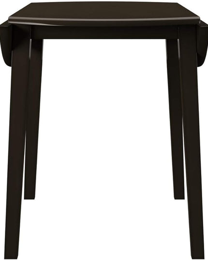 Signature Design by Ashley Hammis Round Dining Room Drop Leaf Table, Dark Brown - LeafyLoom
