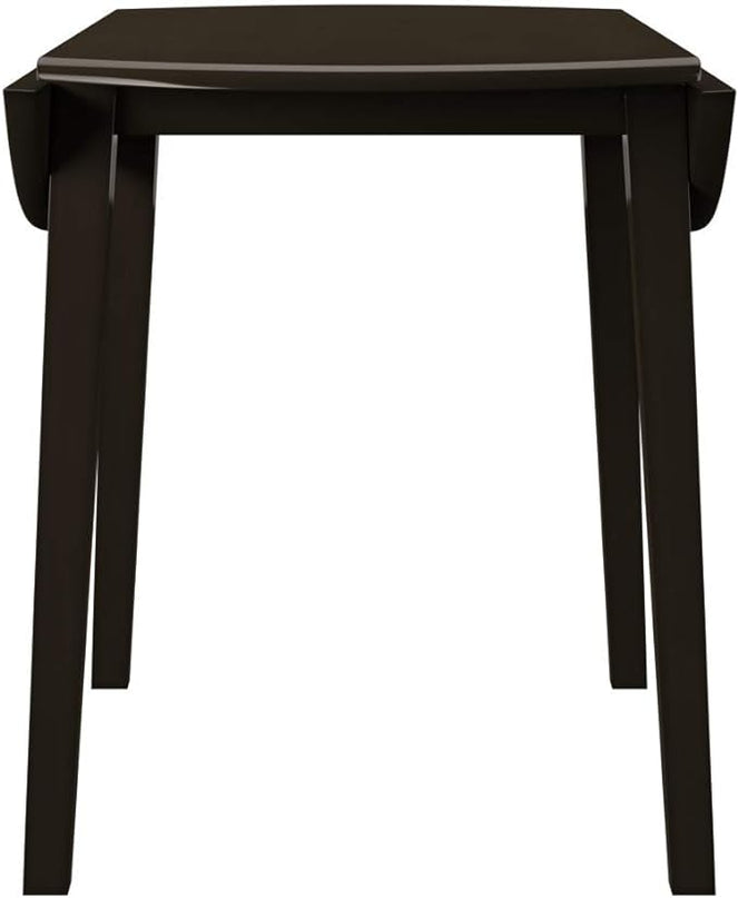 Signature Design by Ashley Hammis Round Dining Room Drop Leaf Table, Dark Brown - LeafyLoom
