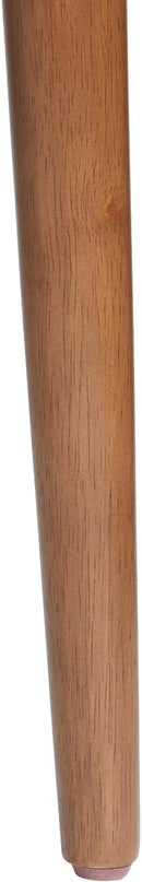 Walker Edison Mid-Century Modern Solid Wood Tapered-Leg Dining Table, 59 Inch, Walnut - LeafyLoom
