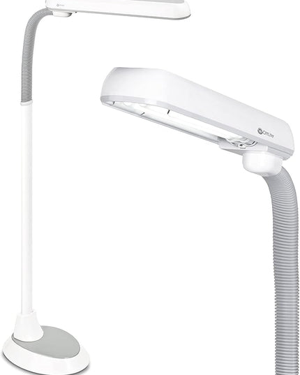 OttLite 24 Watt Floor Lamp with Flexible Neck - LeafyLoom