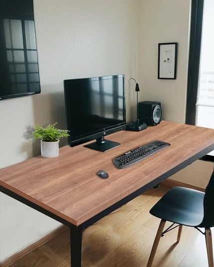 Computer Desk 63 Inch Modern Simple Sturdy Notebook Writing Desk Study Office Table for Home Office Dinning Table Workstation Desk Escritorio de Ordenador - LeafyLoom