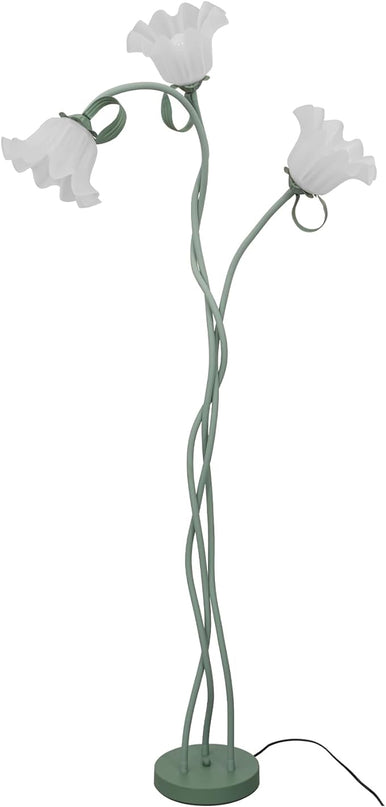 Lily Floor Lamp Vertical 3 heads Flowers Lily Floor Lamp Creative Lily of The Valley Floor Lamp Living Room Sofa Side Bedroom Bedside Floor Lamp - LeafyLoom