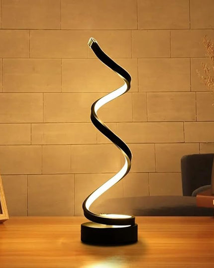 modern table lamps,unique lamps,Bedside Lamp for nightstand,LED Dimmable minimalist table lamp for Bedroom Living Room Office desk lamp bookshelf lamp,12W Warm White - LeafyLoom