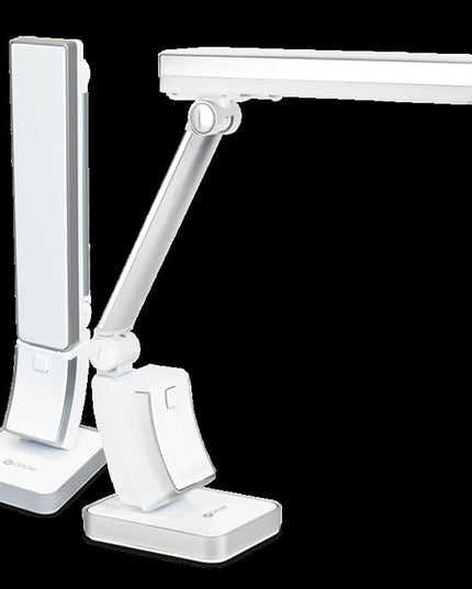 OttLite 13W Slimline Desk Lamp - Home, Office, Bedroom, or Reading (White) - LeafyLoom