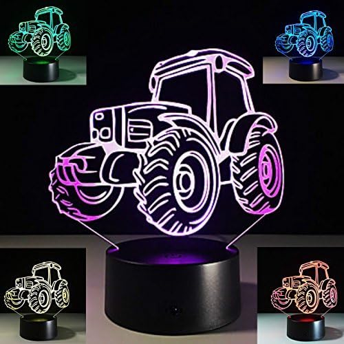 3D Night Light 3D LED USB 7 Color Change LED Table Lamp Xmas Toy Gift - LeafyLoom