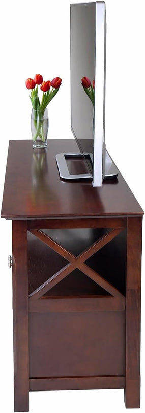 Winsome Xola 40643 Cappuccino TV Stand (40643) - LeafyLoom