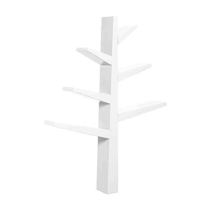 Babyletto Spruce Tree Bookcase in White - LeafyLoom