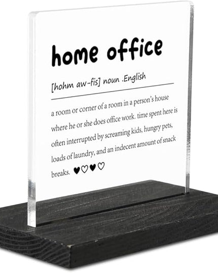 Home Office Definition, Home Office Gifts, Home Office Decor, Desk Coworker Gifts for Women Men Office Work Bestie Gifts for Women YTZ79 - LeafyLoom