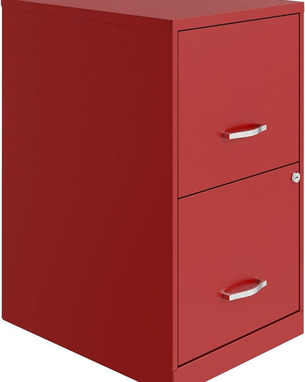 Lorell LLR14341RD - SOHO 18 2-drawer File Cabinet - LeafyLoom