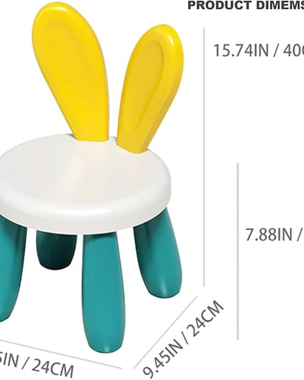 Small Plastic Chairs for Toddlers 2-3, Durable and Lightweight Kids Chairs, 10.5" Lx10.5 Wx16.9 H, Indoor or Outdoor Use for Boys & Girls 2-3 - LeafyLoom